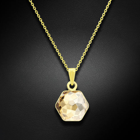 Kulonas "Fantāzija (Golden Shadow)" su Swarovski™ kristalais